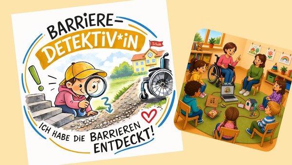 Moodbild mit dem Logo Barriere-Detektiv