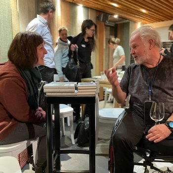 Autorin im Gespräch