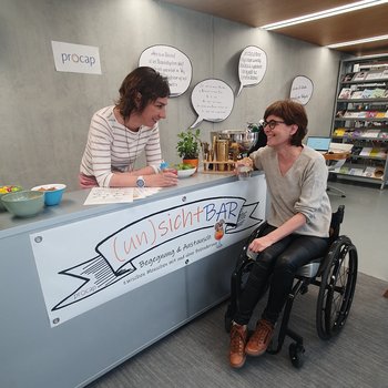 Austausch und Begegnung an der (un)sichtBAR