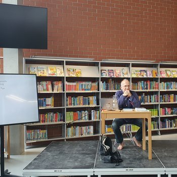 Lesung von Bruno Blume in der Stadtbibliothek