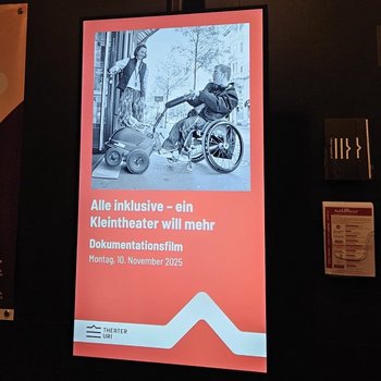 Digitales Plakat der Filmvorführung