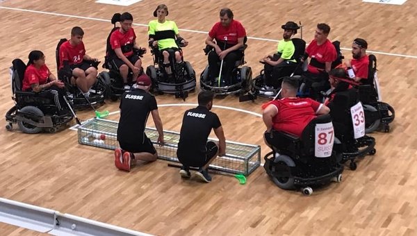 Bild mit Powerchair Spielern