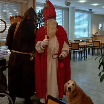 Samichlaus und Schmutzli kommen auf Besuch